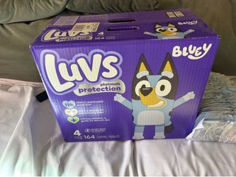 Loves four diapers, 164 pack +20 extras