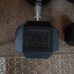 70 lbs Dumbbell