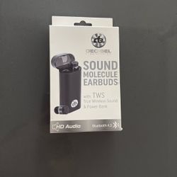 Wireless Earbuds - Bluetooth Earbuds decibel electronics sound molecule earbuds Phone Charging Power Bank