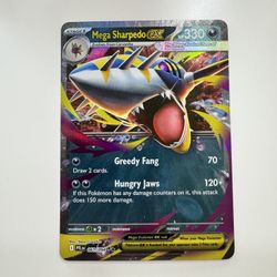 Mega Sharpedo ex 061/094 Phantasmal Flames Holo Double Rare Pokemon