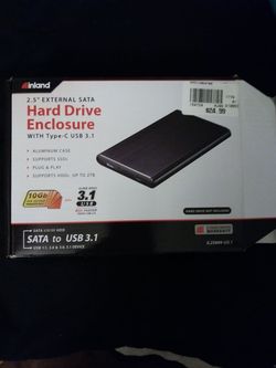 Hard drive enclosure