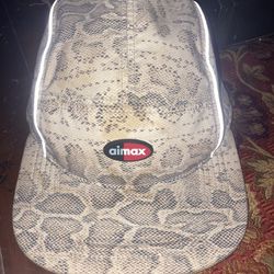 Supreme Air max Snake Skin Print Strap Hat
