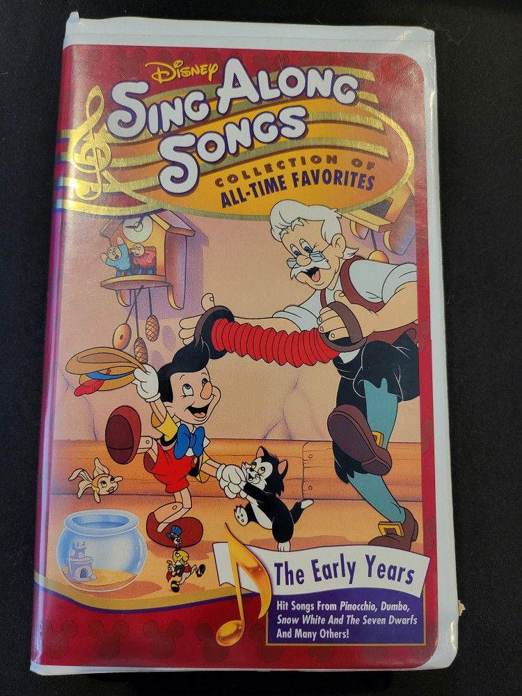 🎵✨ Disney’s Sing-Along Songs: The Early Years (VHS, 1997) ✨🎵