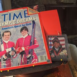 Phil Mahre Signed TIME Magazine January 1984 Olympic Dreams  Autographed and trading card USA Sking w COA
