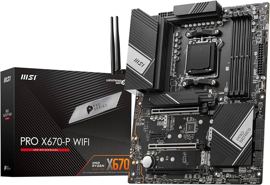 MSI PRO X670-P WiFi ProSeries Motherboard 
