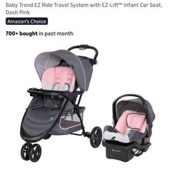 New Baby Trend EZ ride Travel system Baby Stroller