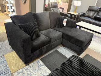 New Black Sectional 