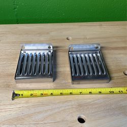 Pair Of Stainless 4” Kegerator Drip Trays (No Drain) - Homebrew