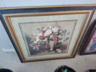 cuadro grande de Home interiors $35
