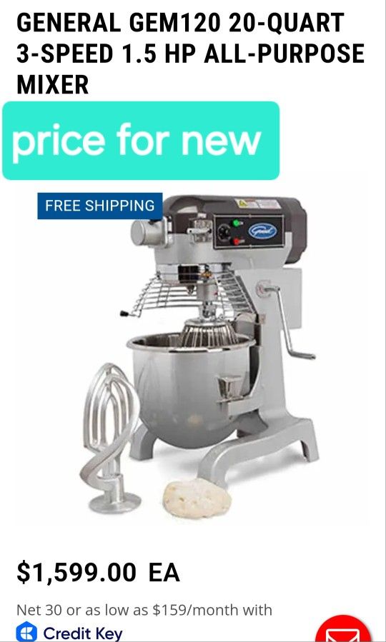 Commercial Dough Mixer