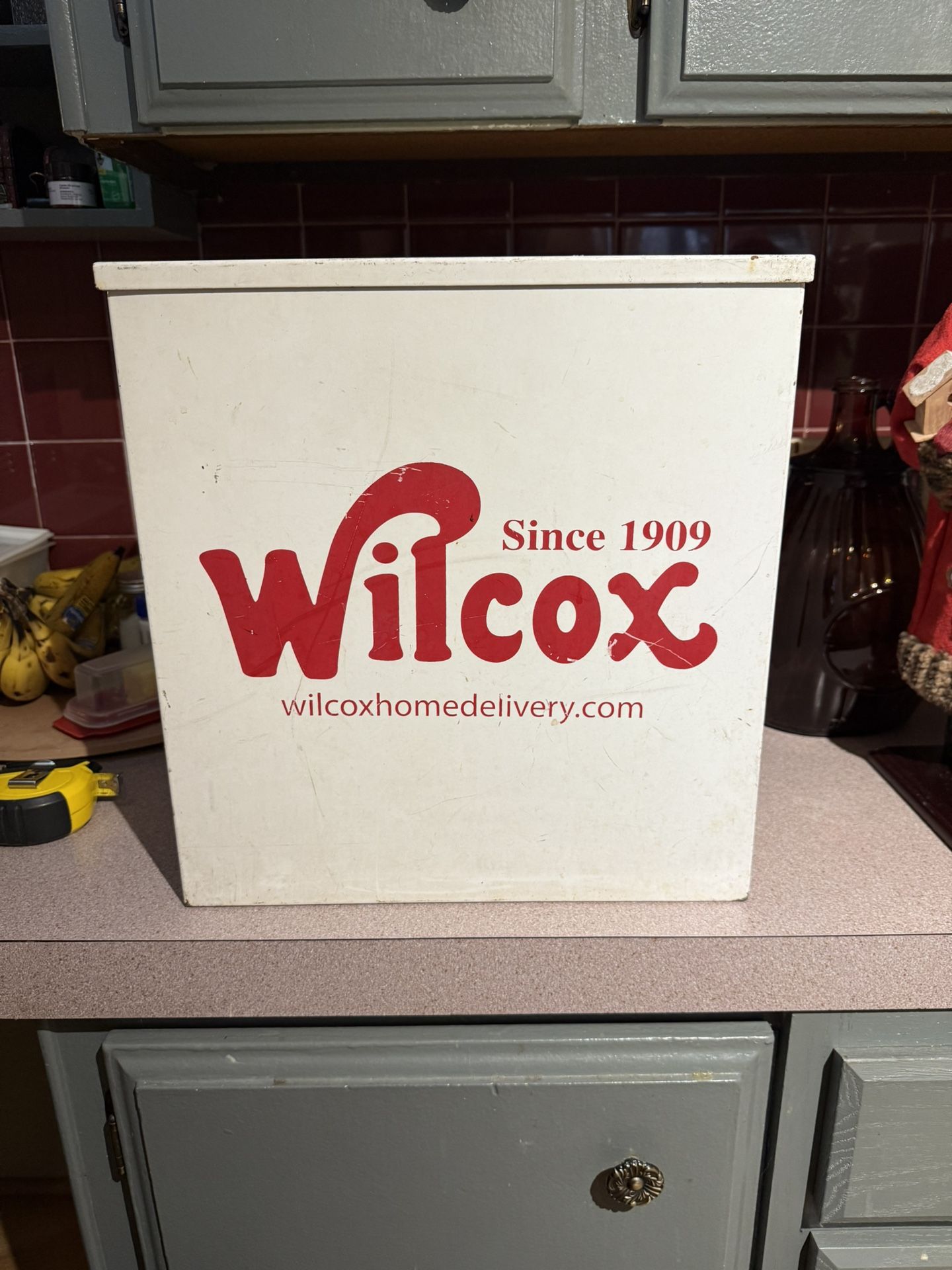 Wilcox Home Delivery Milk Chest Since 1909 With Insulation Inside $40