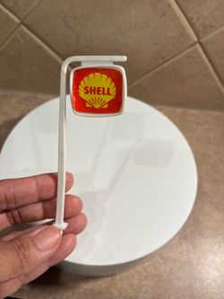 Vintage 1970s Lego Town Shell Petro Station Cantilever Sign