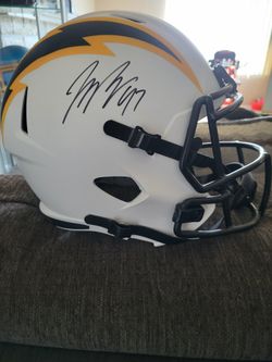 LA Chargers Joey Bosa Auto Full Size Helmet