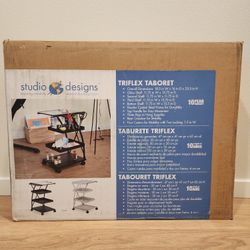 Mobile Storage Taboret for Arts & Crafts - NEW