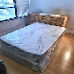 NEW FULL-SIZE MATTRESS AND BOX SPRING