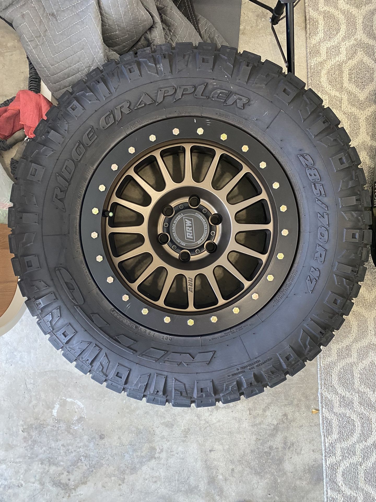 NITTO Ridge grappler And RRW Wheel