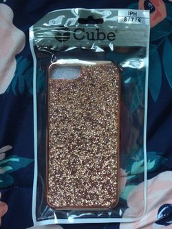 Rose Gold Shiny Phone Case (Iphone 6, 7, or 8)