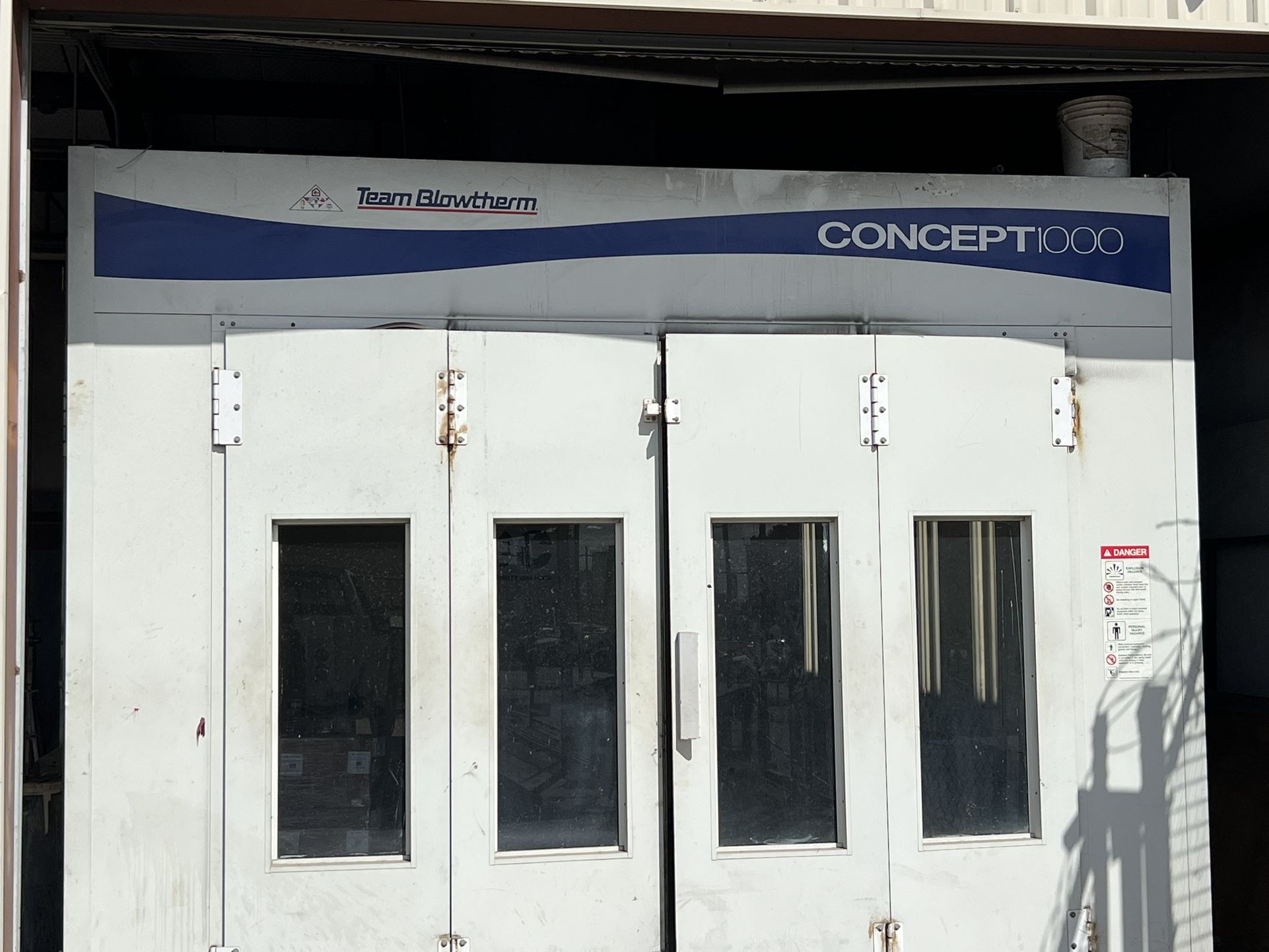 Blowtherm Paint Booth Used Just Pulled Concept 1000