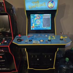 Simpsons And Simpsons Bowling Arcade Game