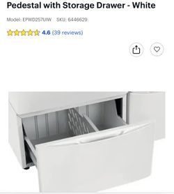 Washer Drawer