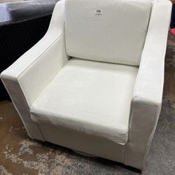 Modern Beige Chenille Chair 