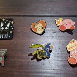 Disney, Netflix, Studio Ghibli, Nintendo Pins