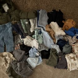 Bundle Of boy Clothes Great Condition Pants jacket Pajamas