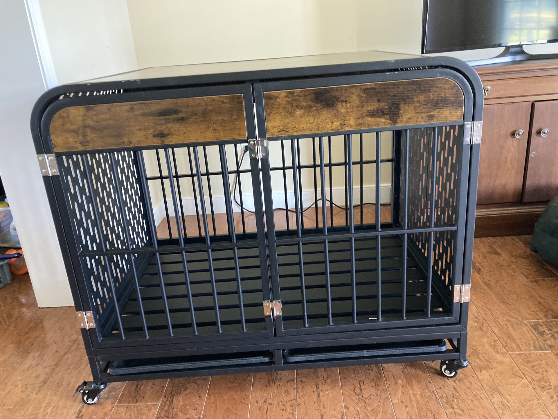 Large Furniture-Grade Dog Crate
