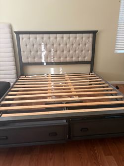King bed frame