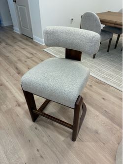 Upholstered Bar Stool Chair