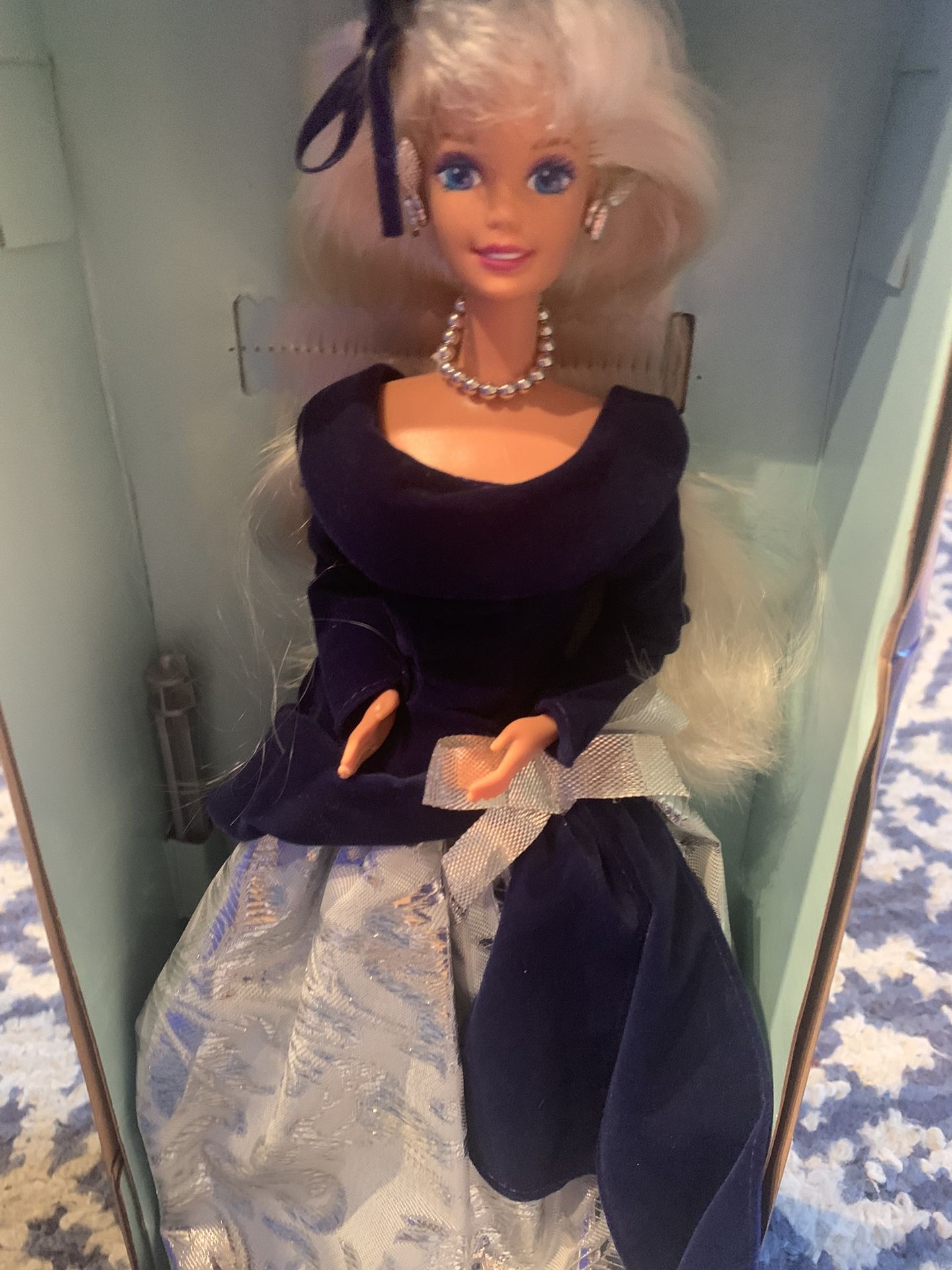 Winter Velvet Barbie Doll 