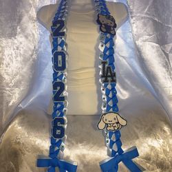 Cinnamoroll and Hello Kitty Grad Leis