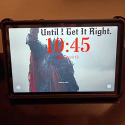 Samsung Galaxy tab a9+ 128 GB with OtterBox case.