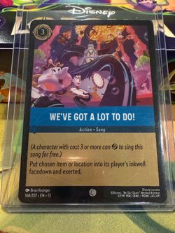 Disney Lorcana cold foil card