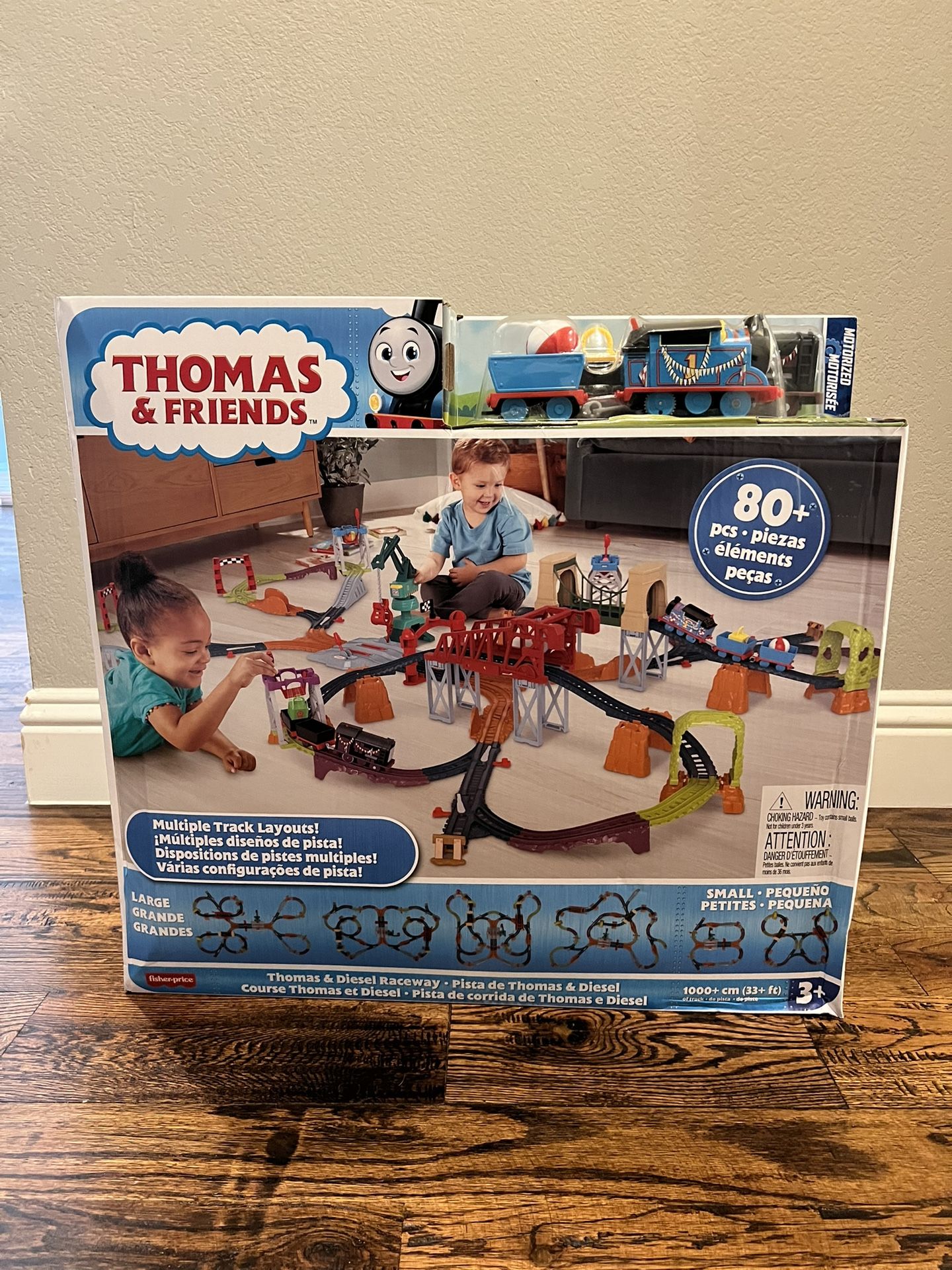 NIB- Fisher-Price Thomas & Friends Train Diesel Raceway $100