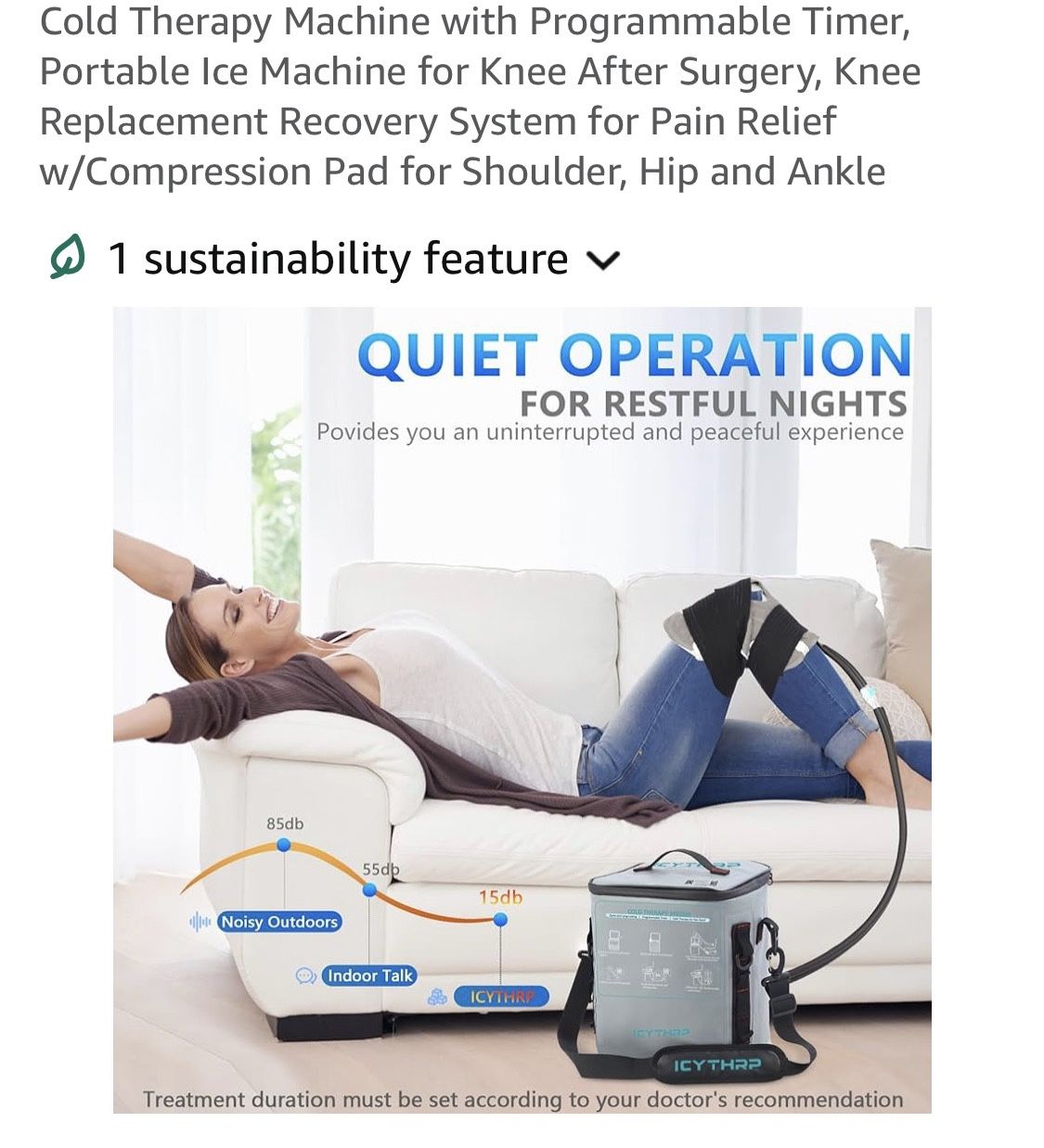 💧 IcyThrap Cold Therapy System – Pain Relief & Recovery 💪