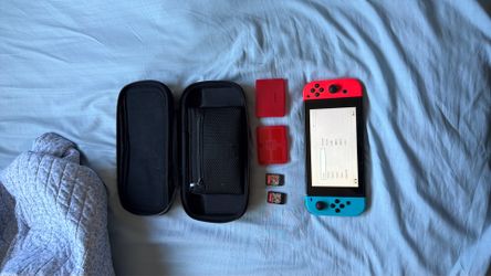 Nintendo Switch w/ case
