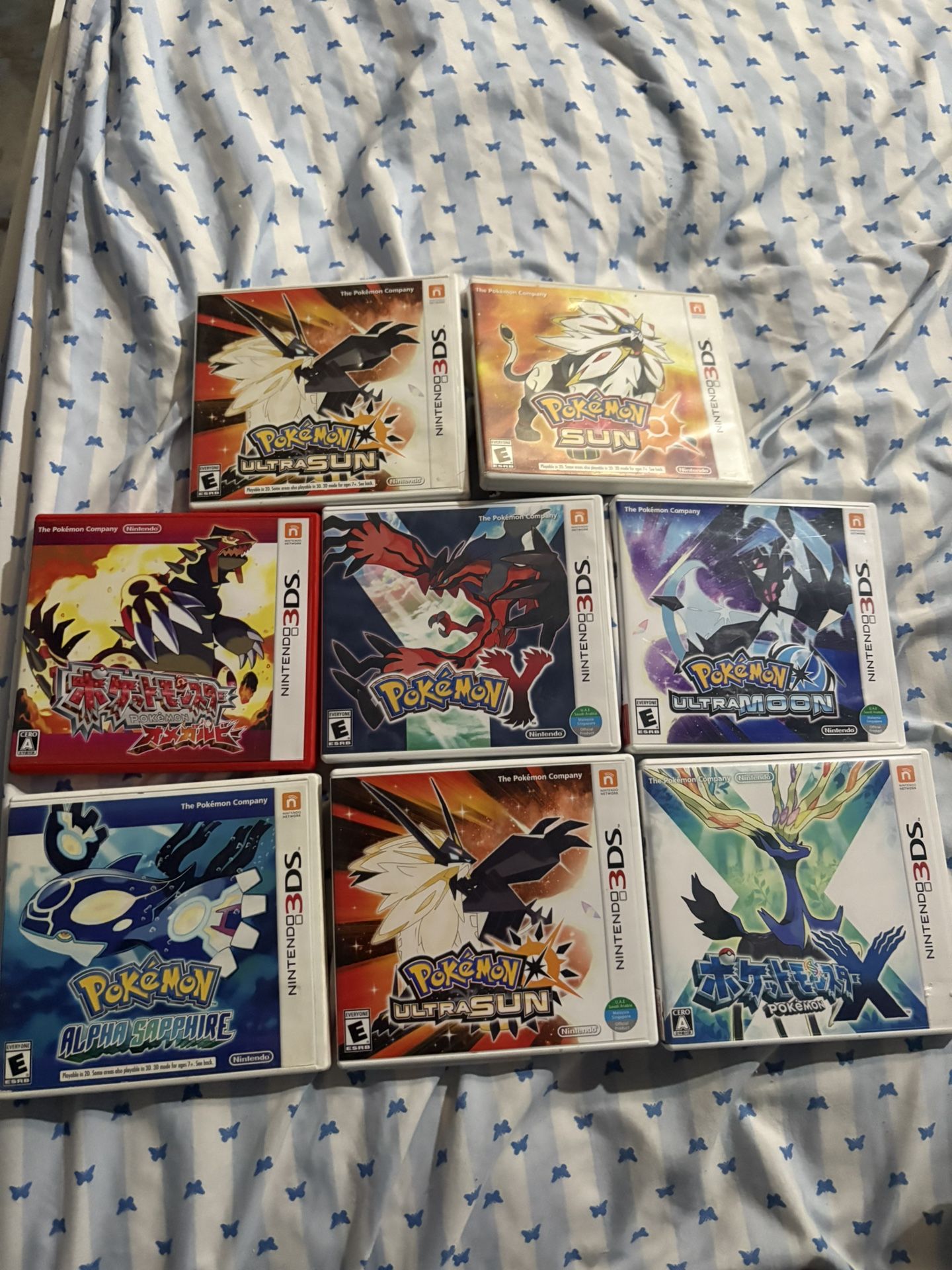 Pokémon Games With Case (Read Description For Price )