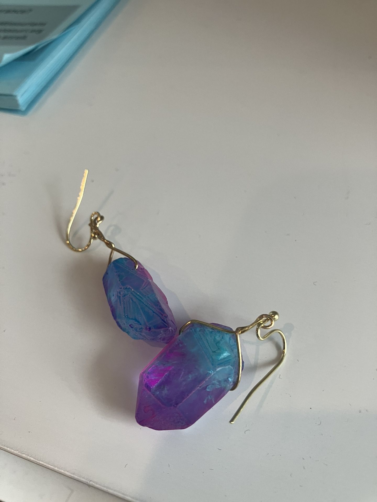 Colored Quartz Earrings