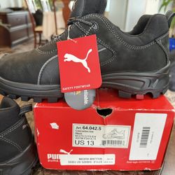 Puma Steel Toe Shoes Size 13