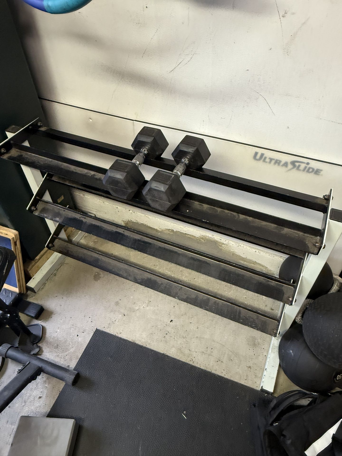 3 tier dumbbell weight rack stand