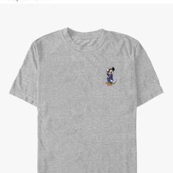 NEW IN SEALED BAG STAR WARS Men's Christmas Mickey Mouse Santa Red Graphic T-Shirt