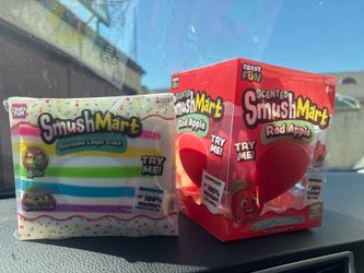 Scented red apple 🍎squishy smush mart squishy 🍰