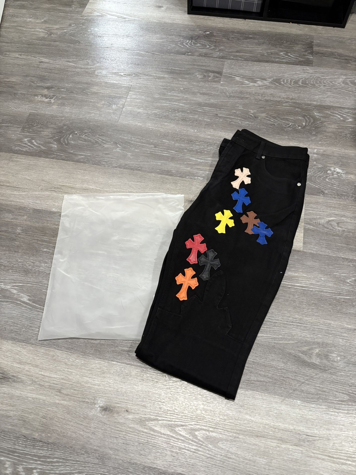 Black Chrome Jeans 