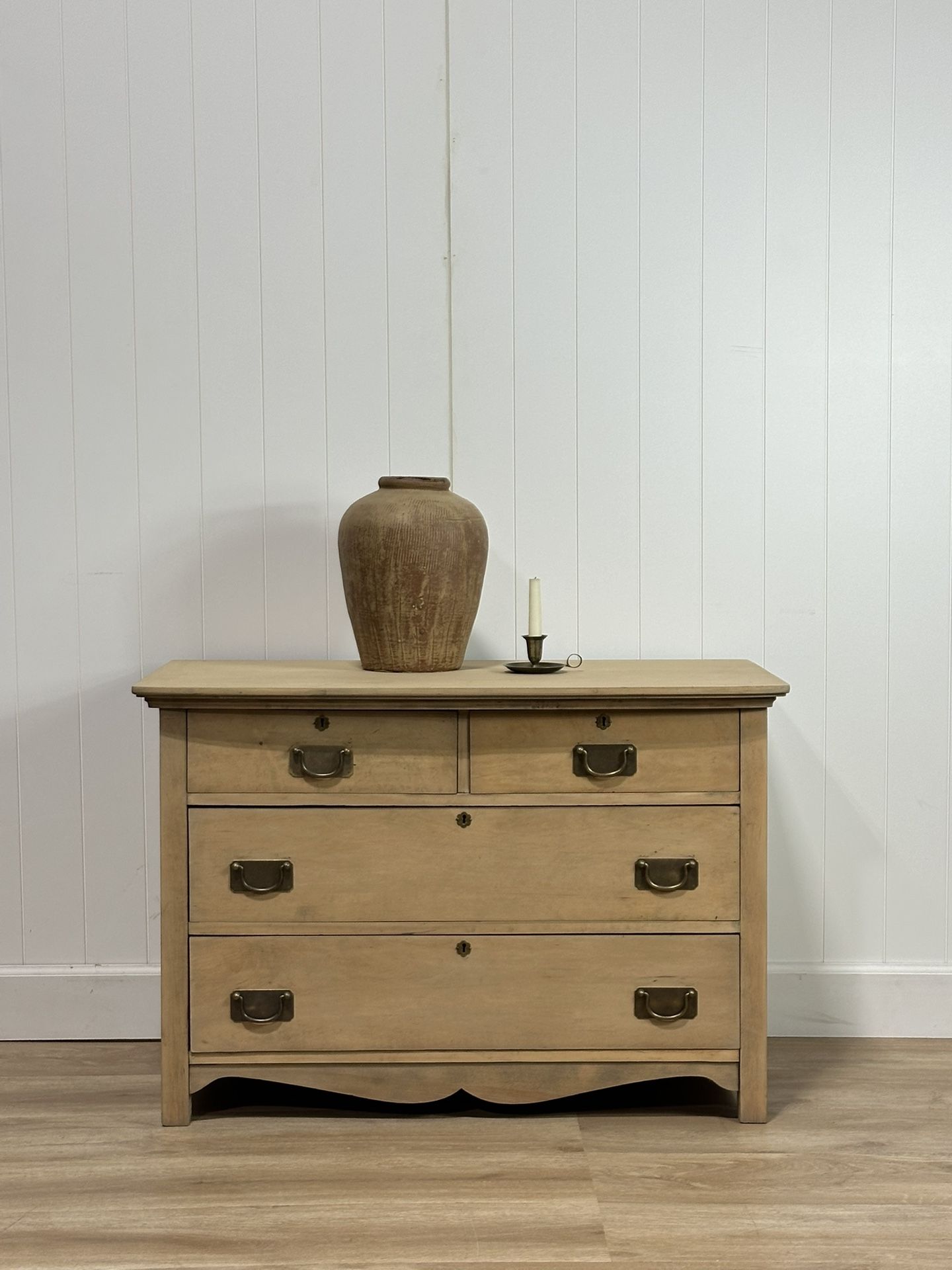 Vintage Solid Wood Dresser 