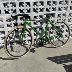 Fixie fixed gear biker