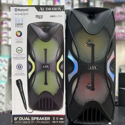 🌸MOM’s Special🌸 1200W Rechargeable 8” dual speaker with microphone included