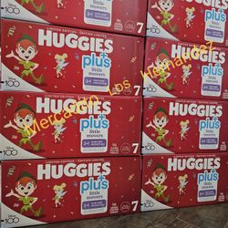 Huggies Little Movers Size 7 - 104 Diapers Pañales/ Firm price
