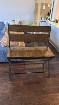 Solid wood chair