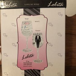 New Lolita bride and groom glasses